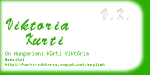 viktoria kurti business card